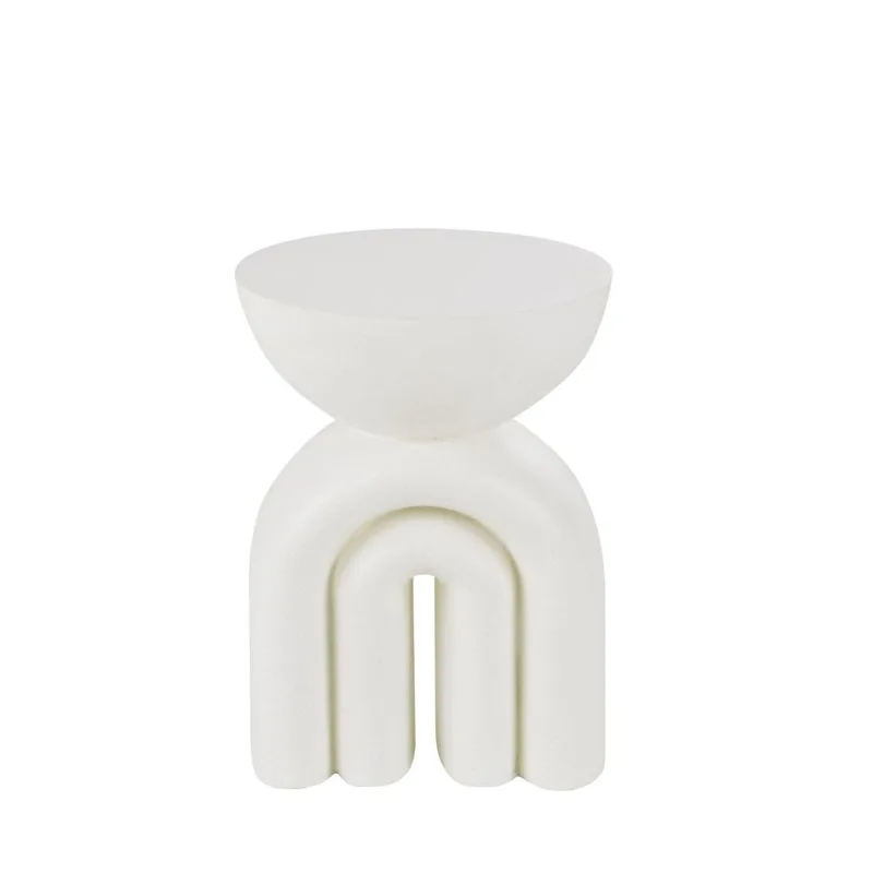 Bout de canapé blanc