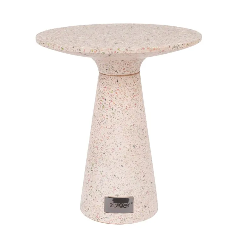 Table d'appoint en Terrazzo Rose