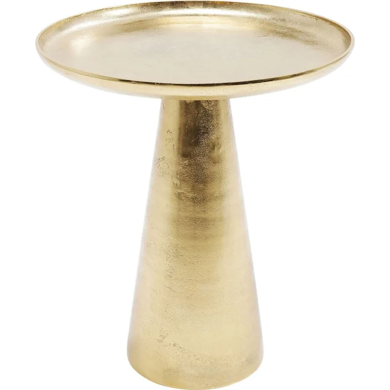 Table d'appoint en aluminium doré D45
