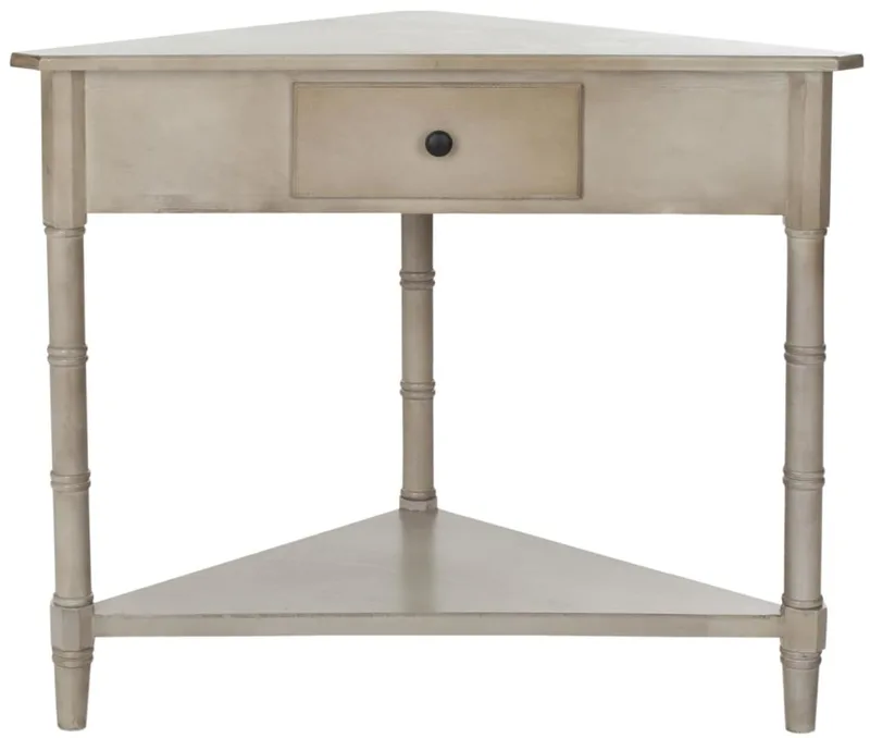 Table d'appoint en bois de pin gris