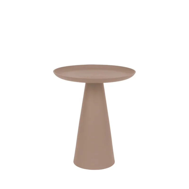 Table d'appoint ronde en aluminium ø34,5cm - Rose