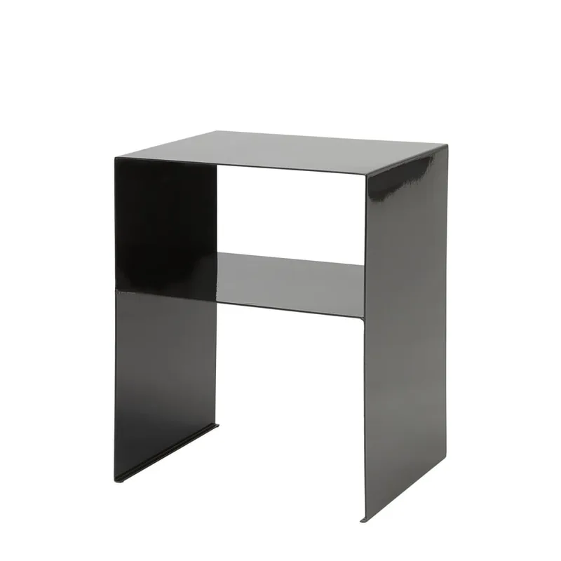 Table d'appoint en acier noir