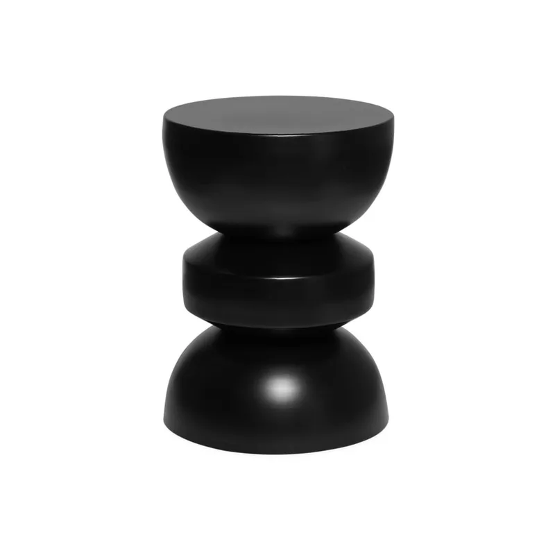 Table d'appoint en métal  noir D32