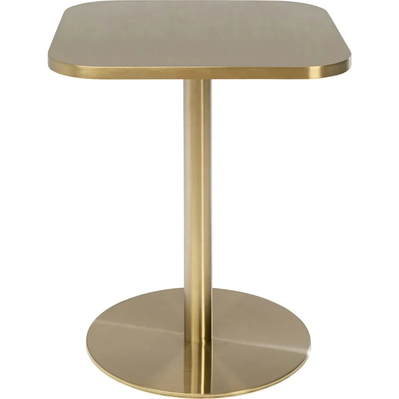 Table d'appoint en acier doré