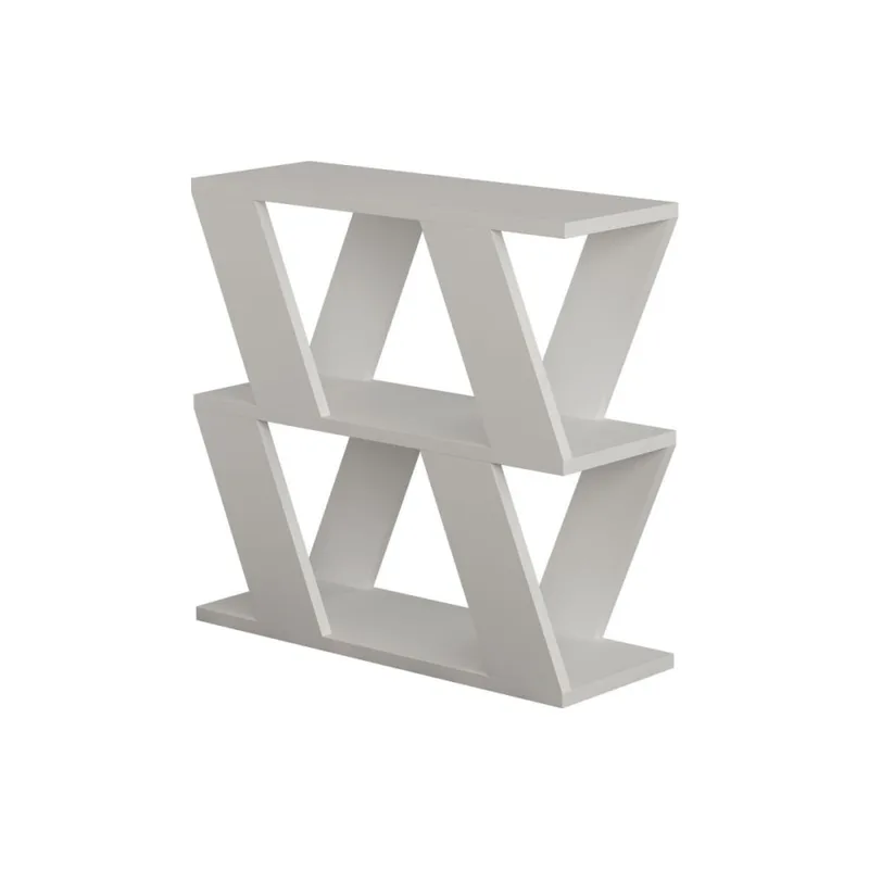 Bout de canapé 3 tablettes - L60 cm - Blanc