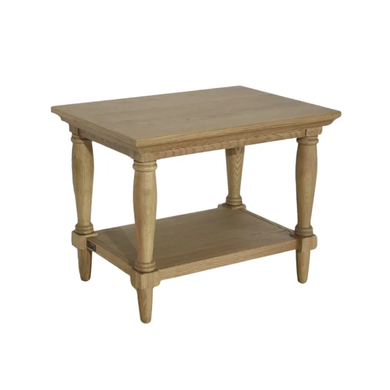 Guéridon en chêne teinte claire