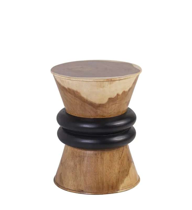 Meuble d'appoint en bois bicolore