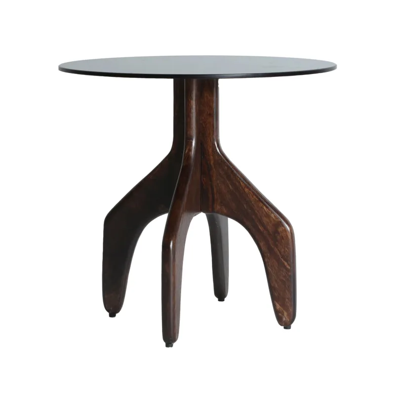Table basse en bois de mangue marron 50x50x47 cm
