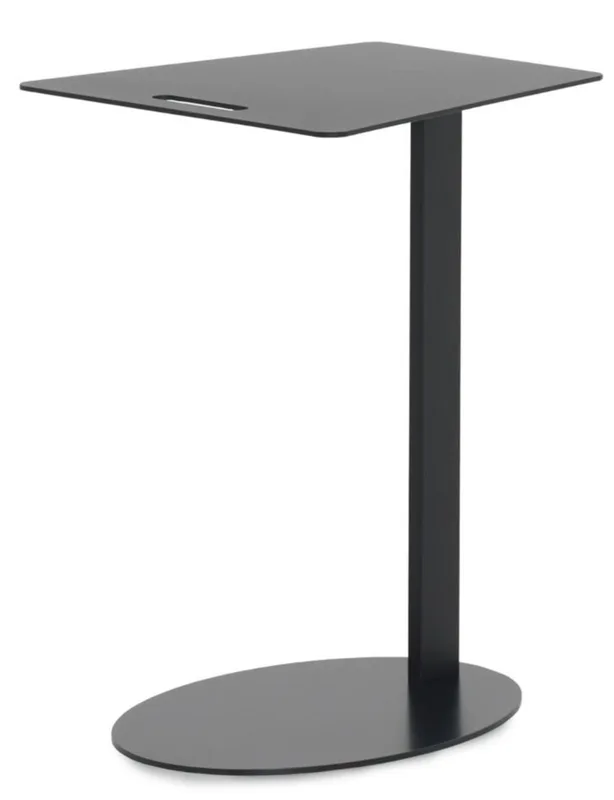 Table d'appoint en métal noir