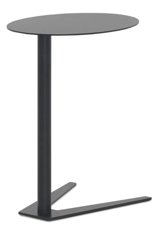Table d'appoint en métal noir