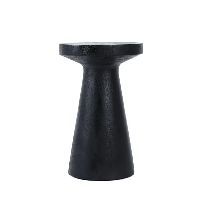 Table d’appoint Bois Suar Noir 40x40x60cm