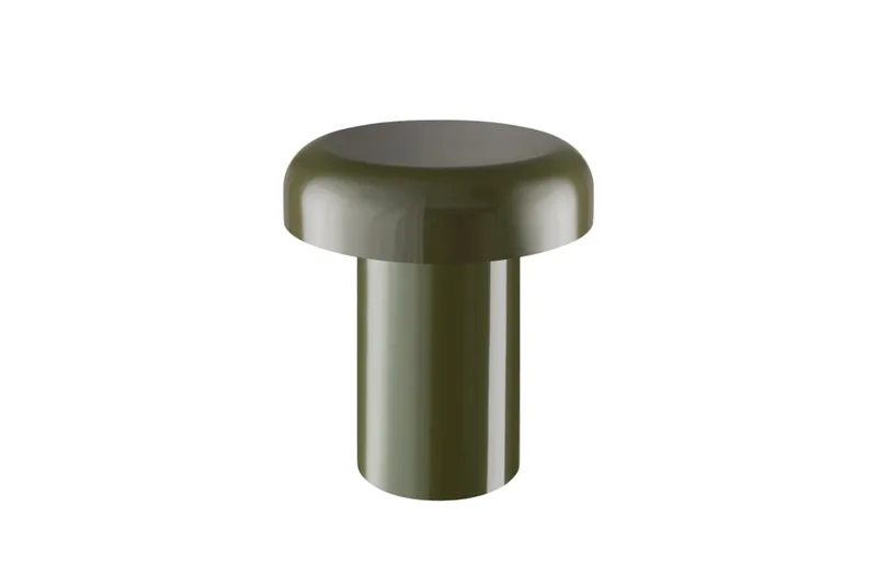 Table d'appoint en acier, vert