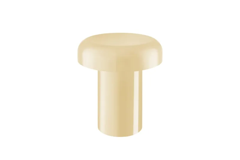 Table d'appoint en acier, jaune