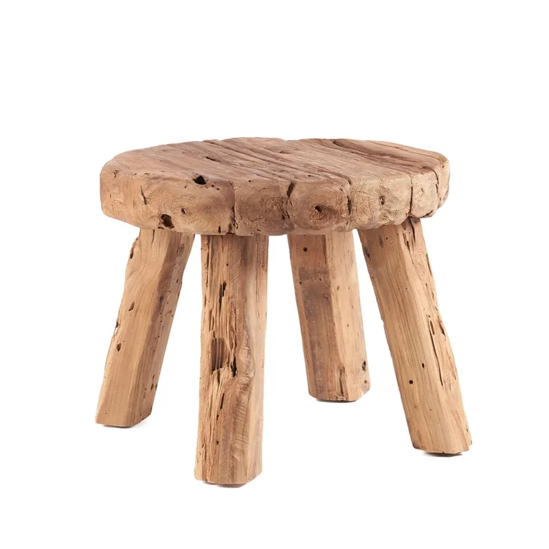 Table d'appoint recyclé en bois d50
