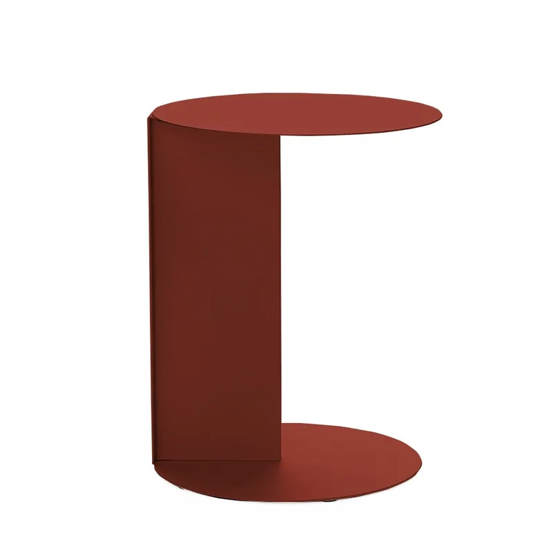 Table d'appoint en métal H50cm - Bordeaux