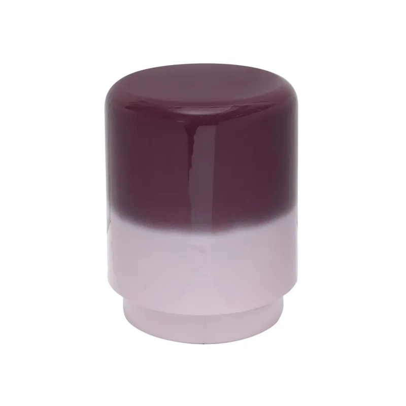 Table d'appoint métal violet 35x35x45cm