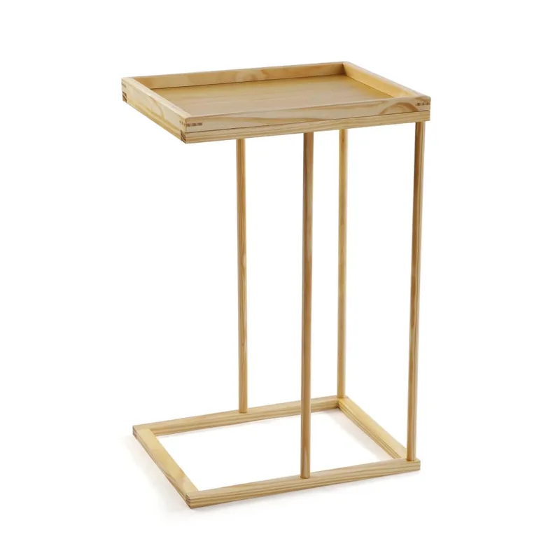 Table d'appoint en aggloméré doré