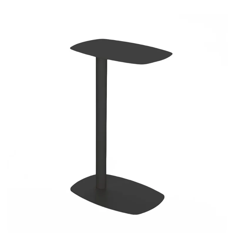 Table d'appoint en métal H66cm - Noir