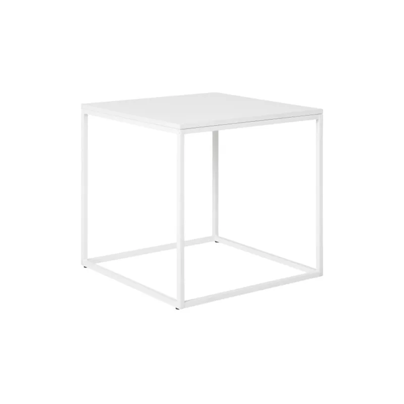 CHIC-Table d'appoint blanche 45x45 cm