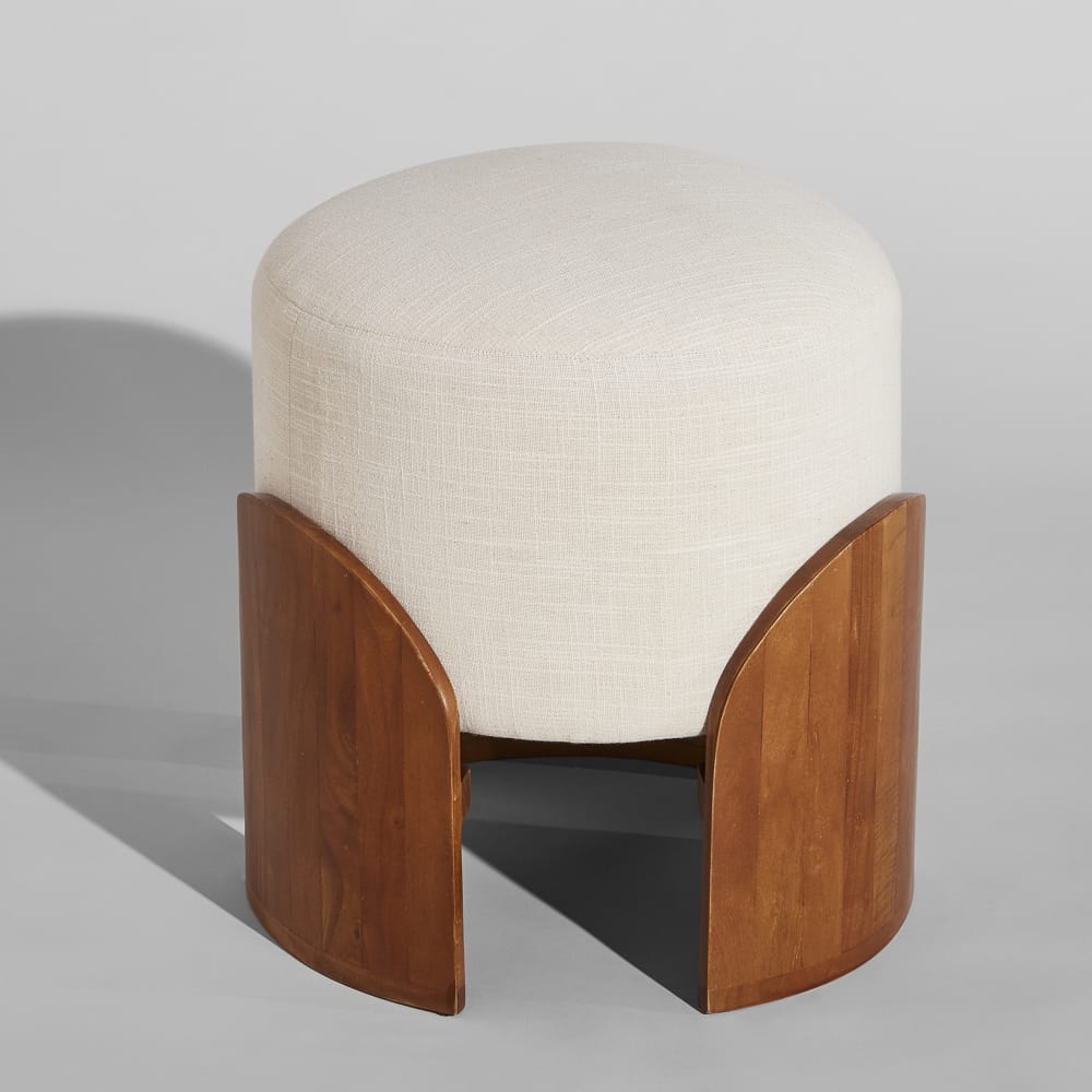Maisons du Monde, pouf en tissu ou velours, photo du marchand