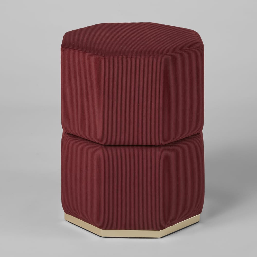 Maisons du Monde, pouf en tissu ou velours, photo du marchand
