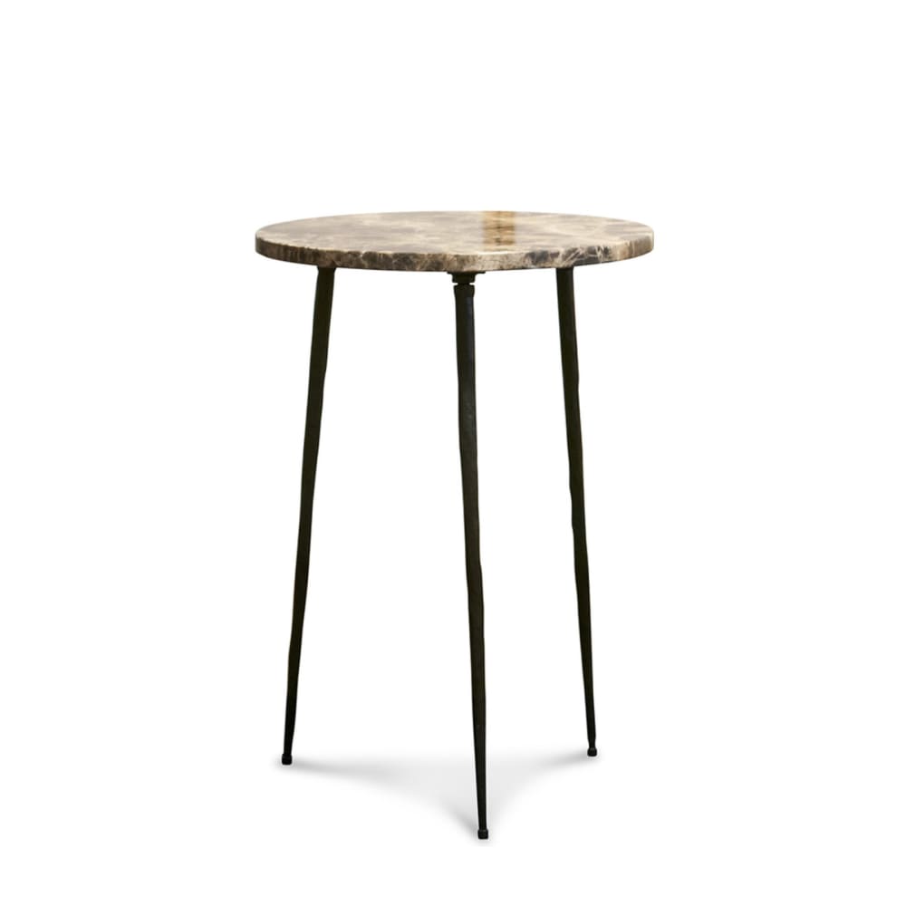 PIB, table d’appoint en métal, photo du marchand