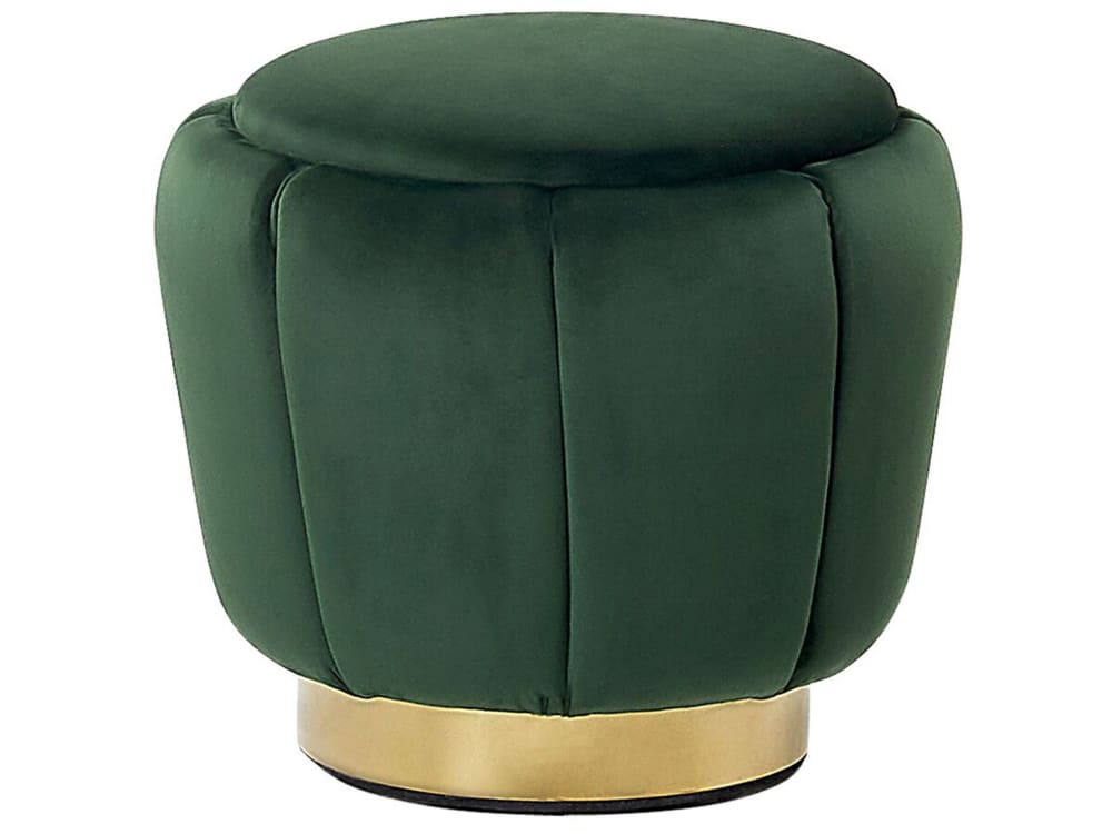 Beliani, pouf en tissu ou velours, photo du marchand