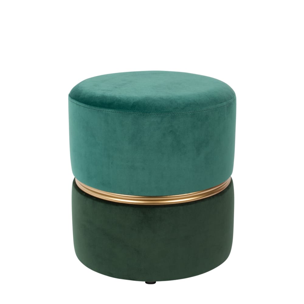 Pouf en tissu ou velours, photo du marchand