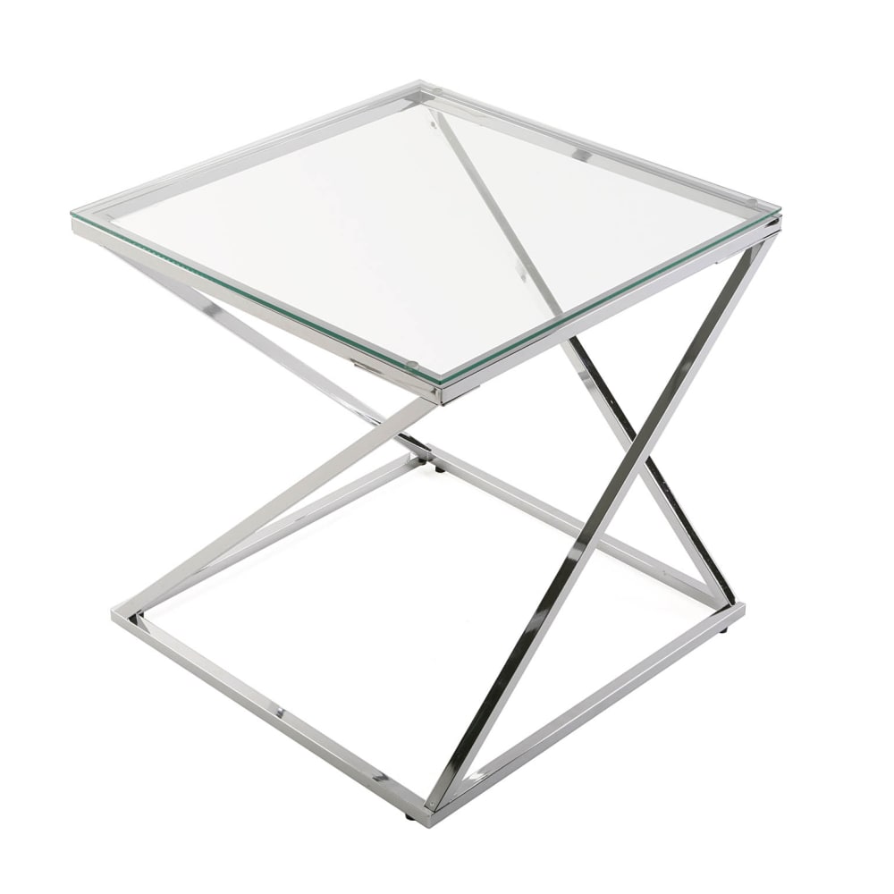 Versa Home, table d’appoint en verre, photo du marchand