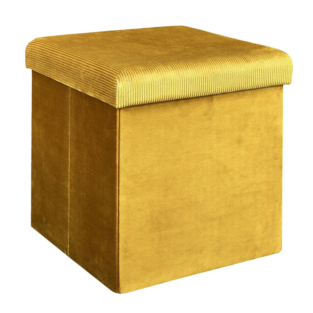 The Home Deco Factory, pouf en tissu ou velours, photo du marchand