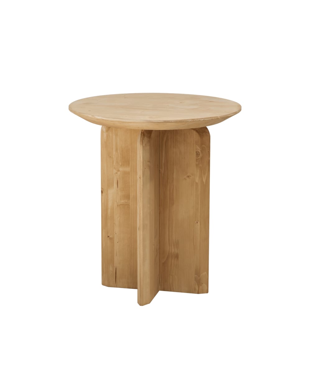 Decowood, table d’appoint en bois massif, photo du marchand