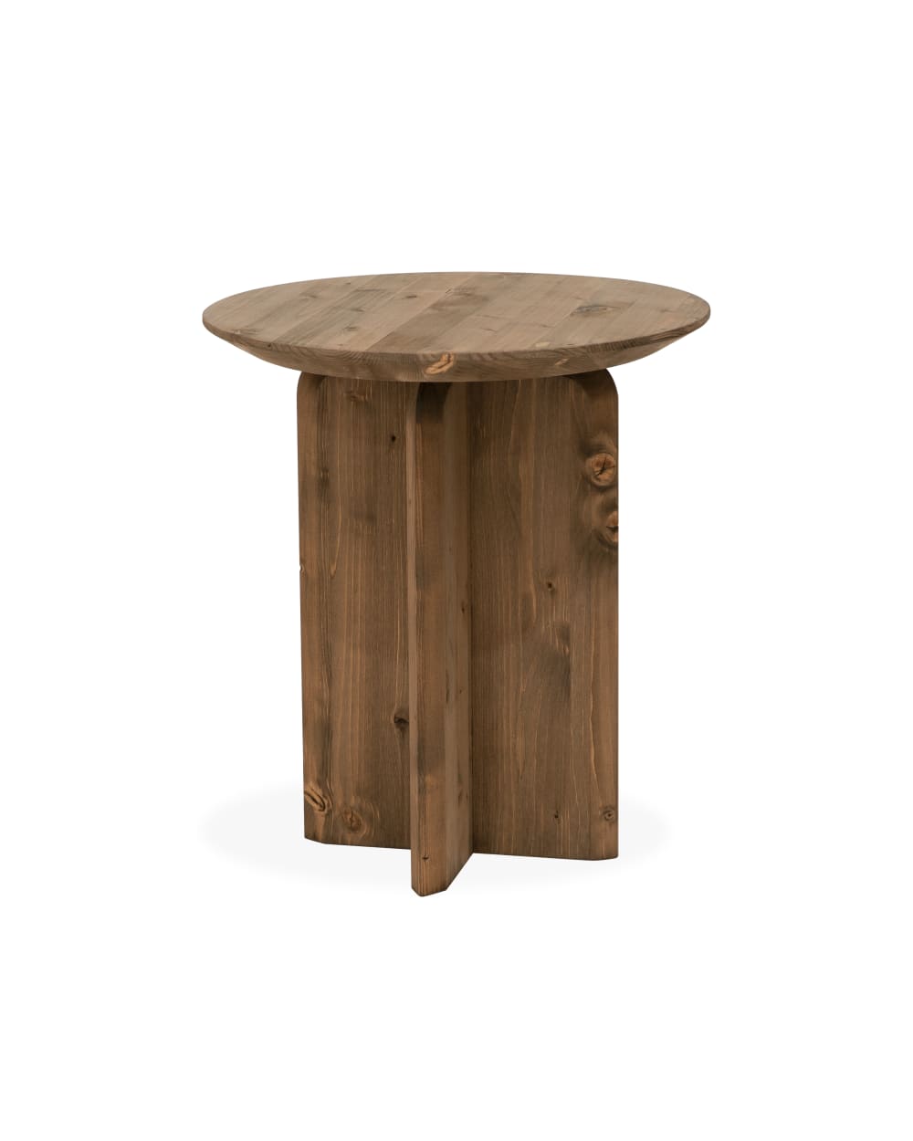 Decowood, table d’appoint en bois massif, photo du marchand