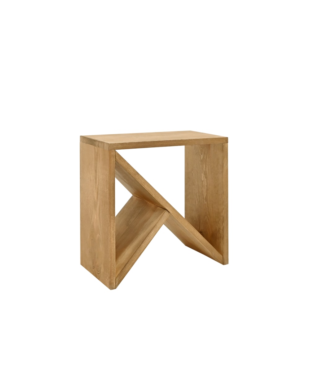 Decowood, table d’appoint en bois massif, photo du marchand