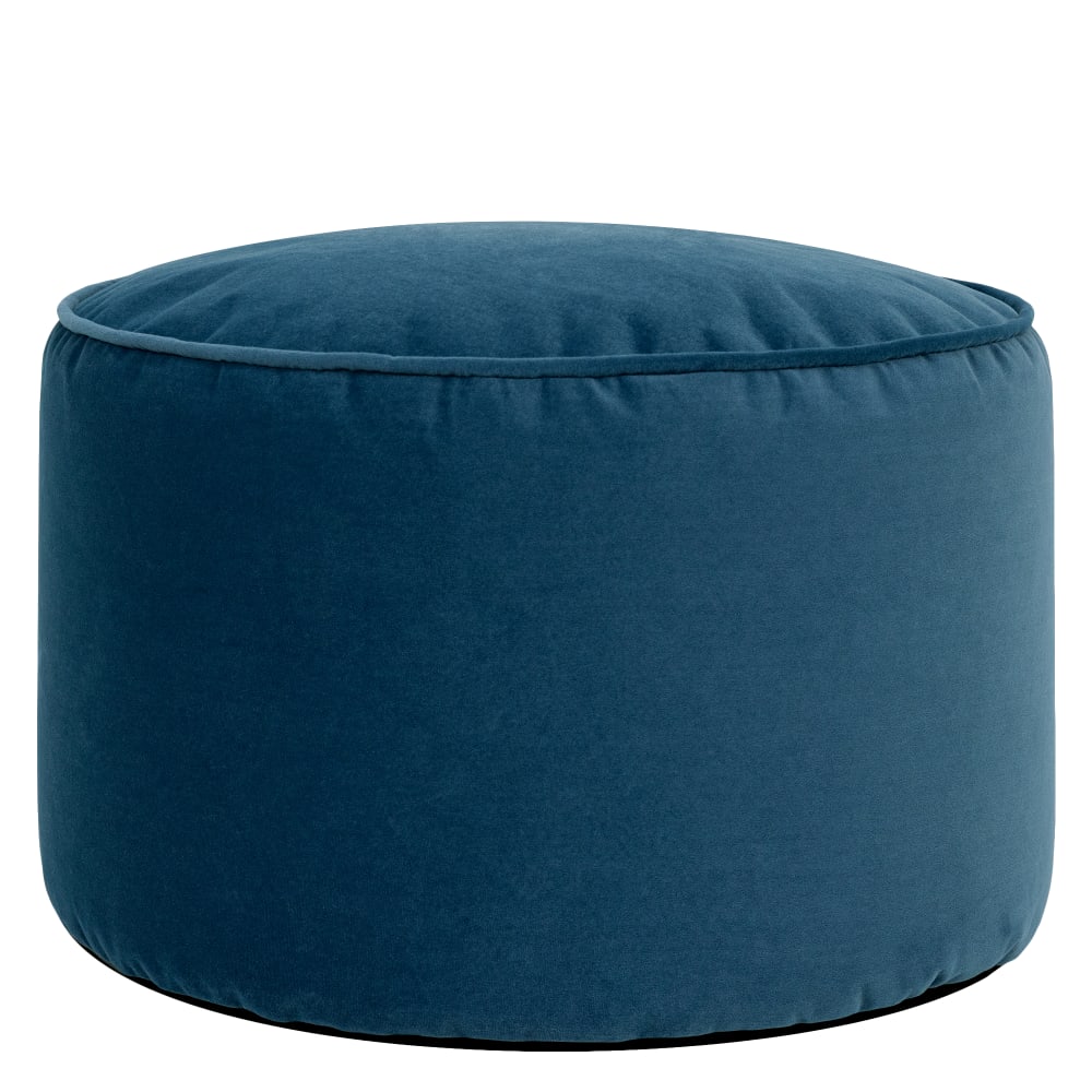 Icon, pouf en tissu ou velours, photo du marchand