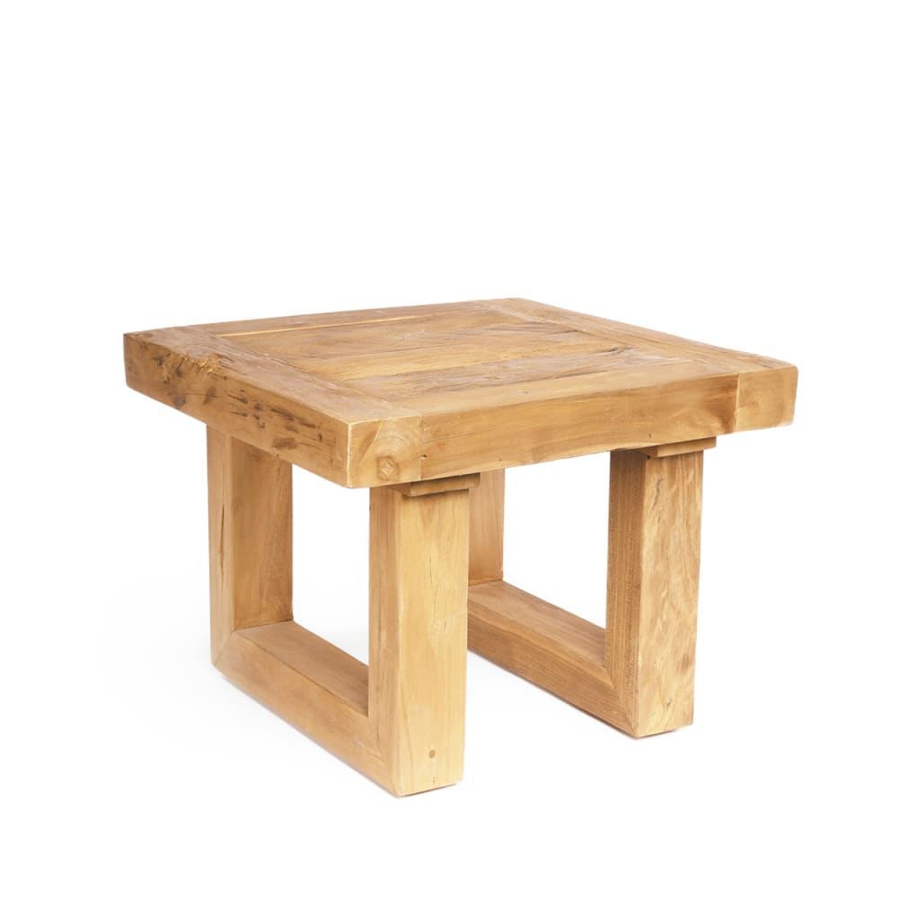 Bazar Bizar, table d’appoint en bois massif, photo du marchand