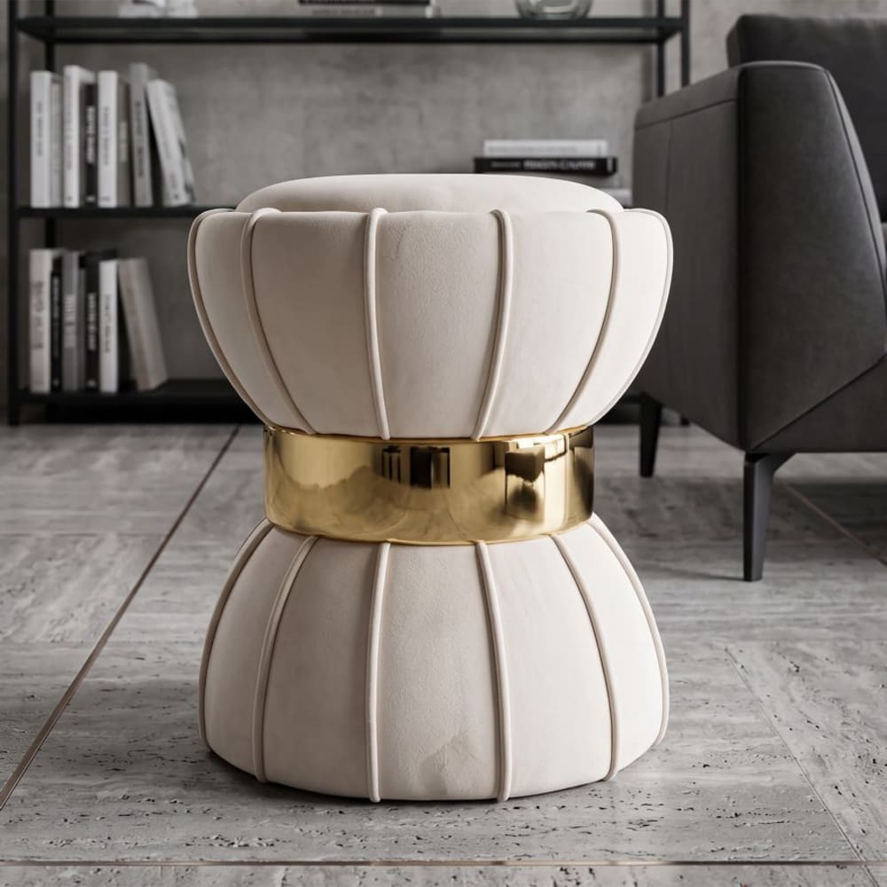 Mauro Ferretti, pouf en tissu ou velours, photo du marchand