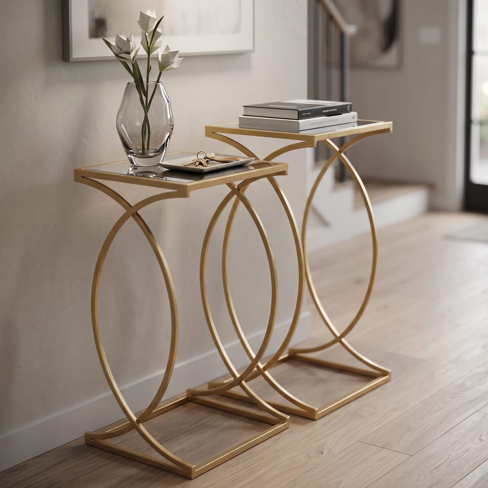Mauro Ferretti, table d’appoint en métal, photo du marchand