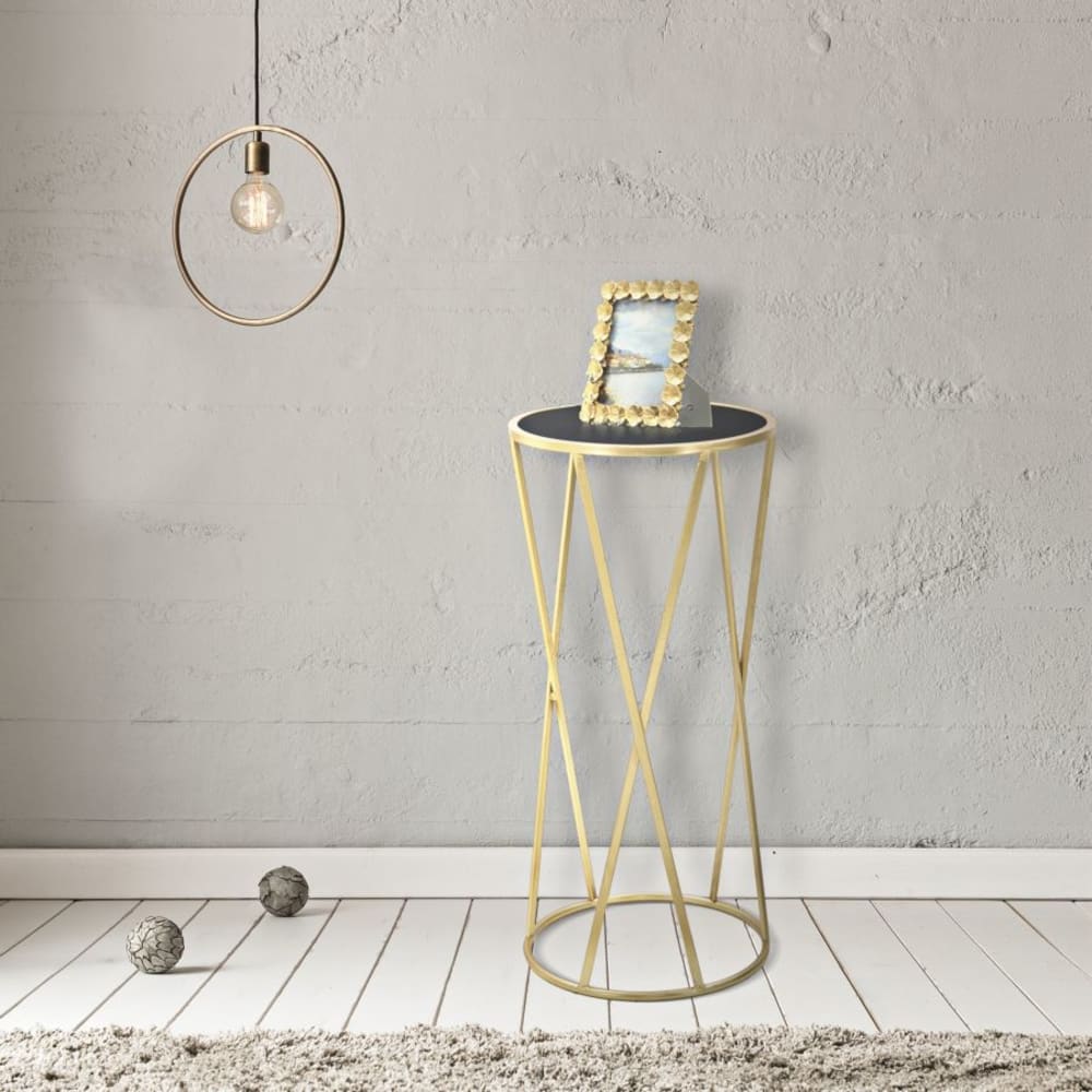 Mauro Ferretti, table d’appoint en métal, photo du marchand