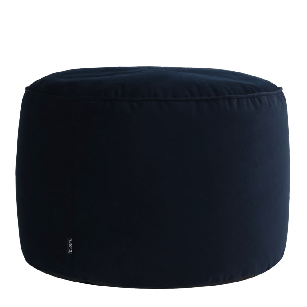 Icon, pouf en tissu ou velours, photo du marchand