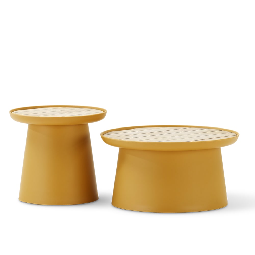 Defora Home, table d’appoint en résine, photo du marchand