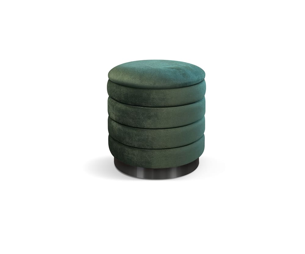 Konte.Design, pouf en tissu ou velours, photo du marchand