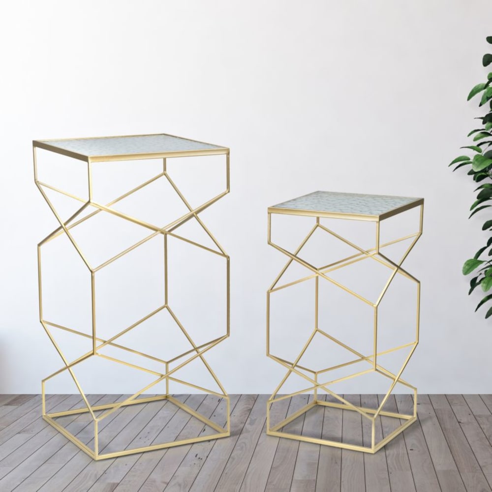Mauro Ferretti, table d’appoint en verre, photo du marchand