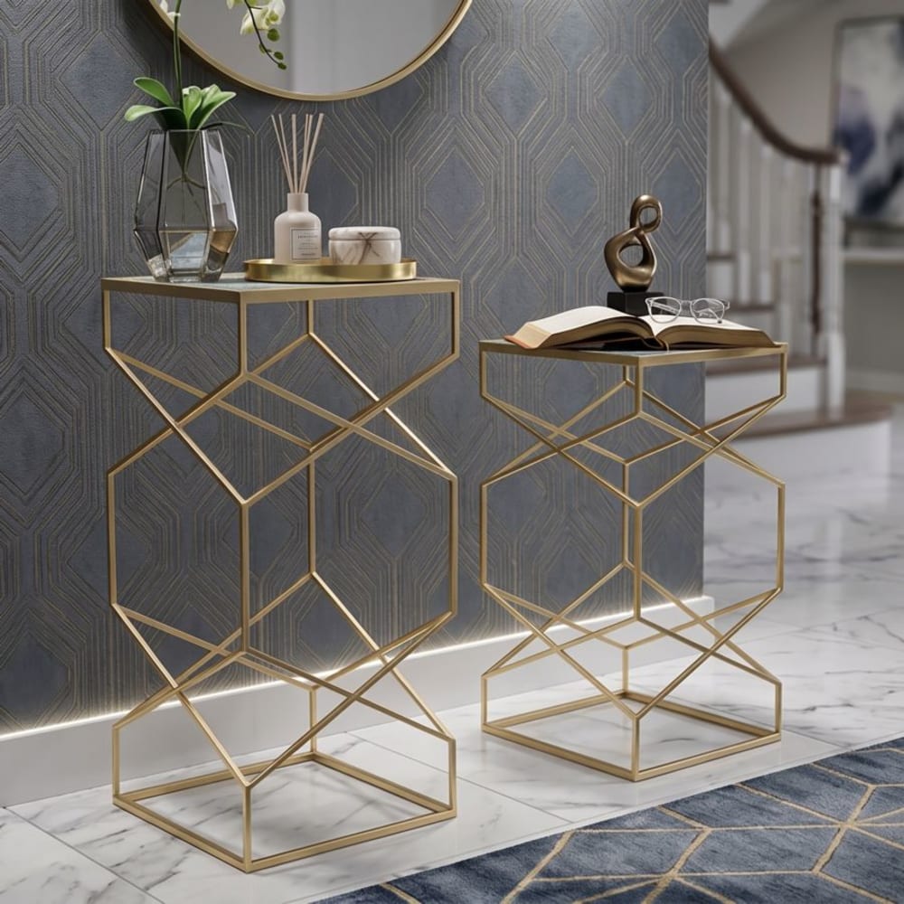 Mauro Ferretti, table d’appoint en verre, photo du marchand