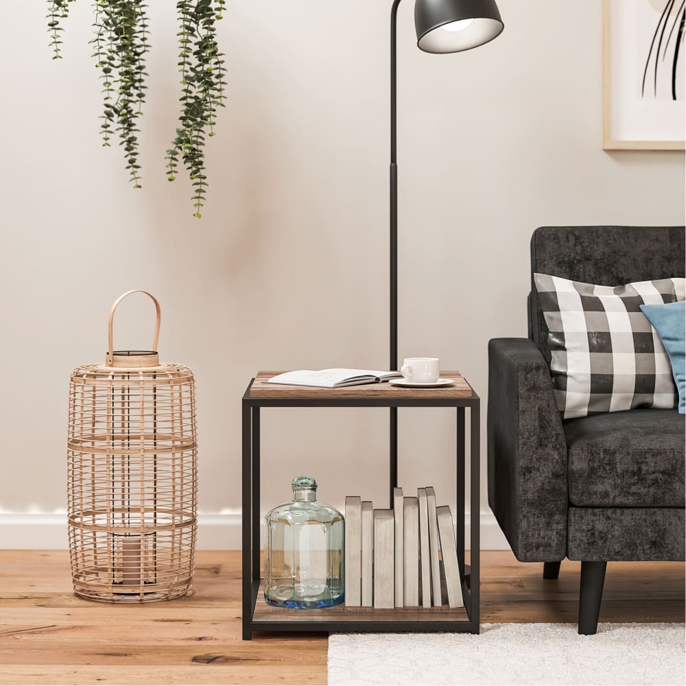 Dorel Home, table d’appoint en panneau, photo du marchand