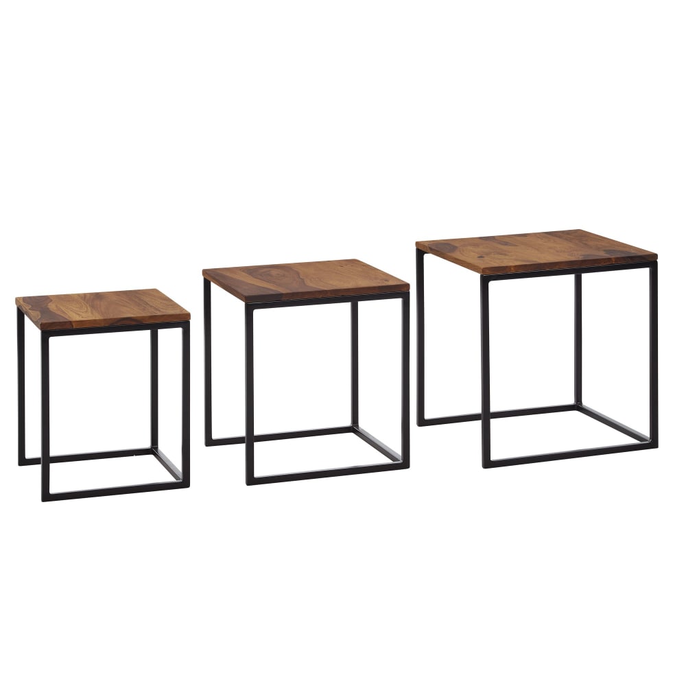 FineBuy, tables gigognes en bois, photo du marchand