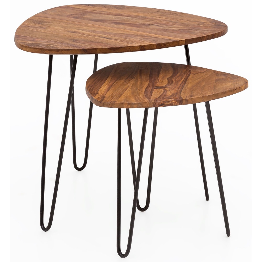 FineBuy, tables gigognes en bois, photo du marchand