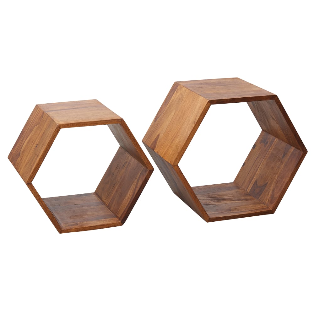 FineBuy, tables gigognes en bois, photo du marchand