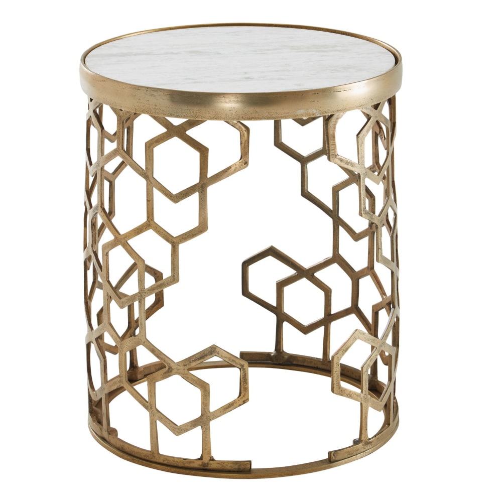 FineBuy, table d’appoint en marbre, photo du marchand
