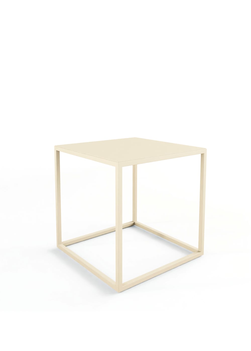 Metallbude, table d’appoint en métal, photo du marchand