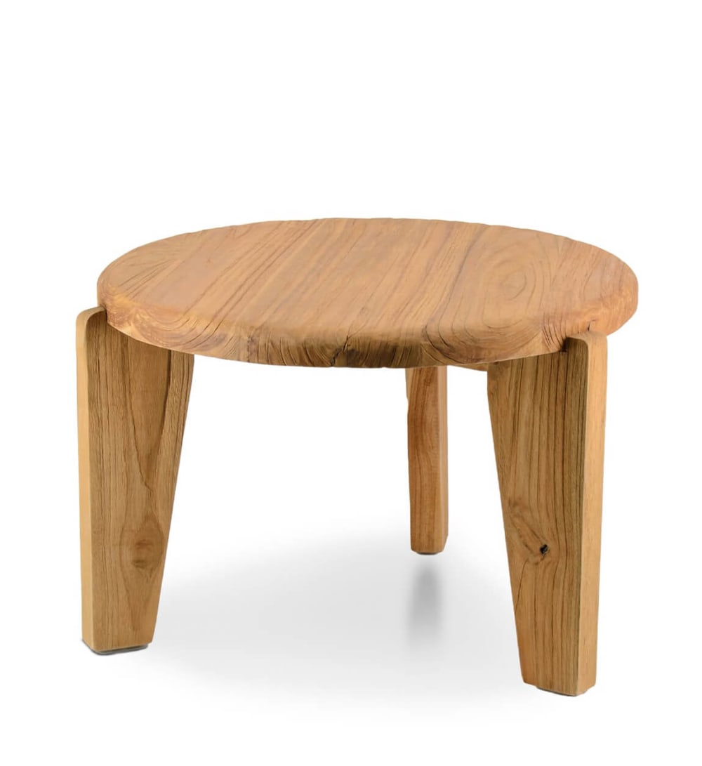Moycor, table d’appoint en bois massif, photo du marchand